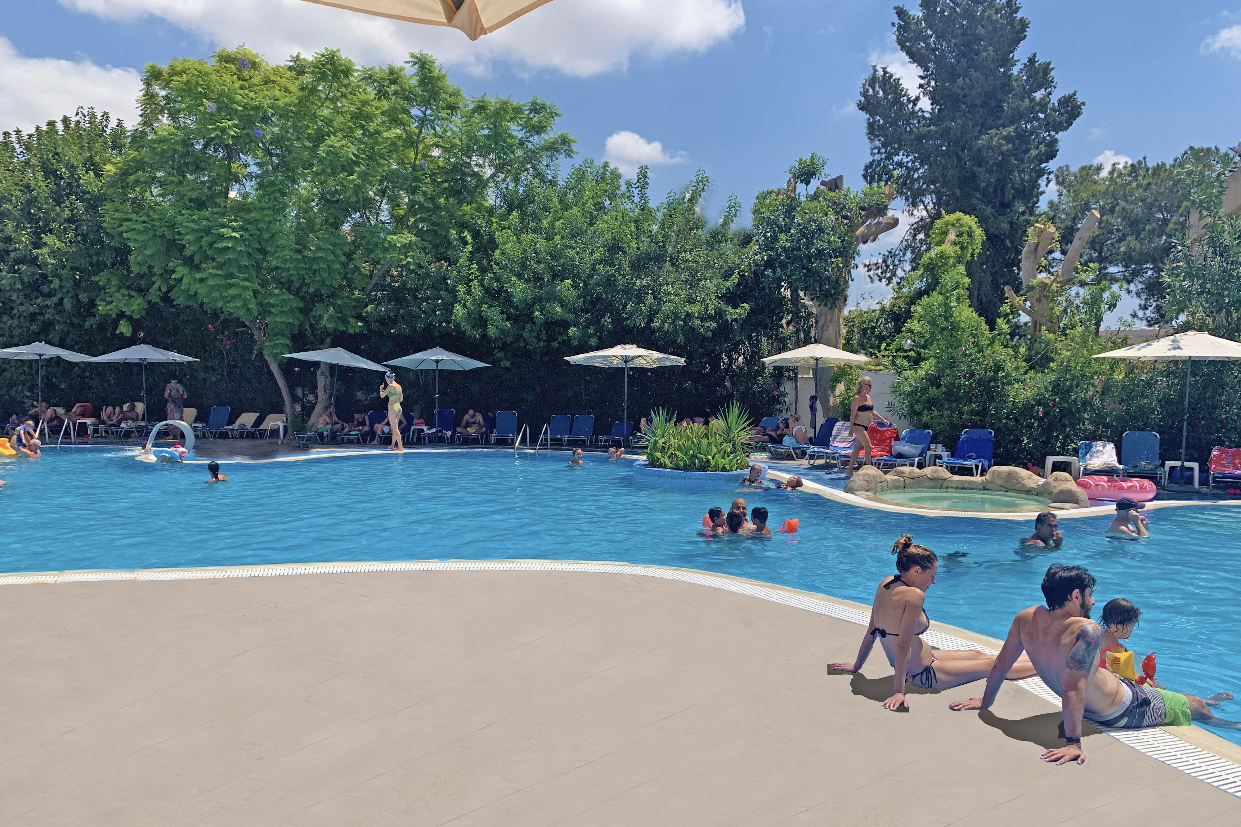 Avlida Hotel Paphos Buitenkant foto